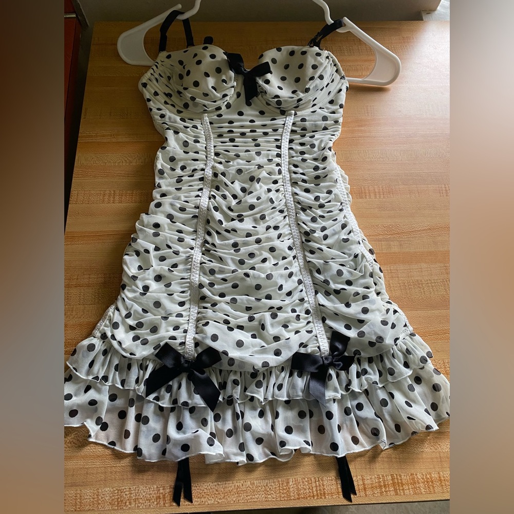Victoria’s secret polka dotted lingerie dress